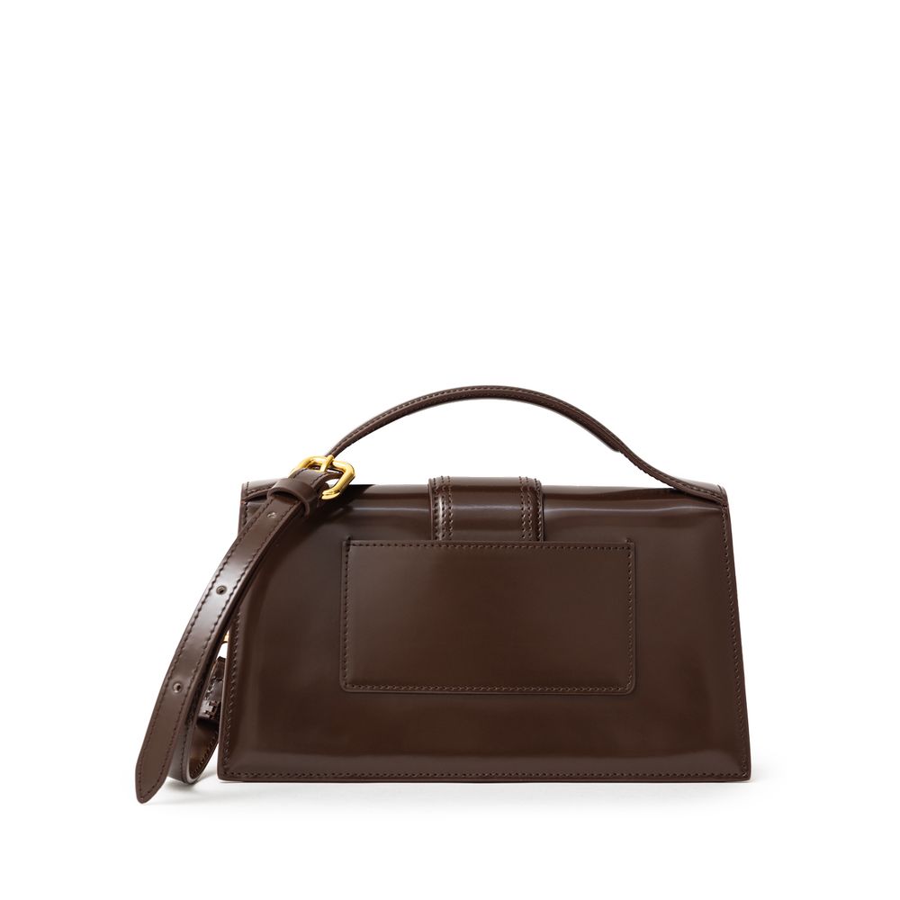 Jacquemus Brown Leather Handbag - stylish designer accessory with a sleek strap and elegant finish, perfect for any fashion-forward wardrobe.