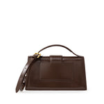 Jacquemus Brown Leather Handbag - stylish designer accessory with a sleek strap and elegant finish, perfect for any fashion-forward wardrobe.