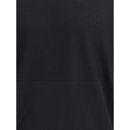 Jil Sander Black Fleece Wool Sweatshirt