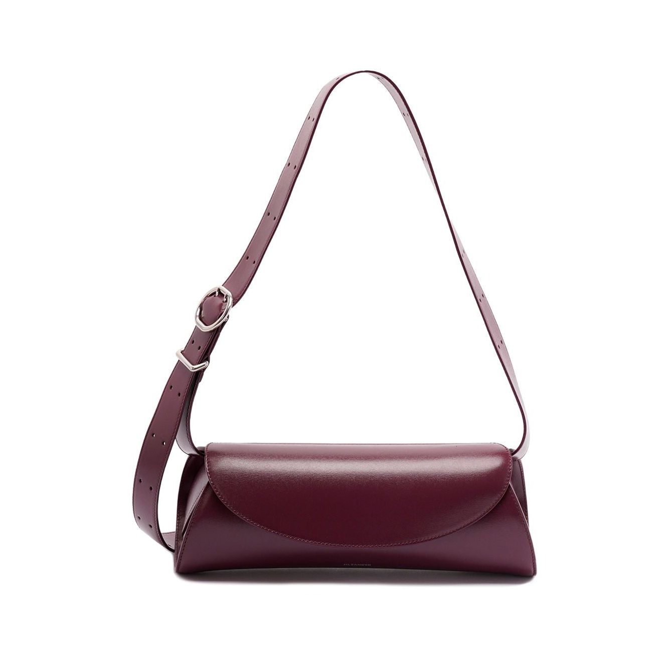 Jil Sander Cannolo small leather shoulder bag