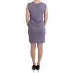 John Galliano Purple cotton jersey dress