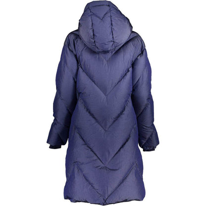 K-WAY Blue Polyamide Jackets & Coat