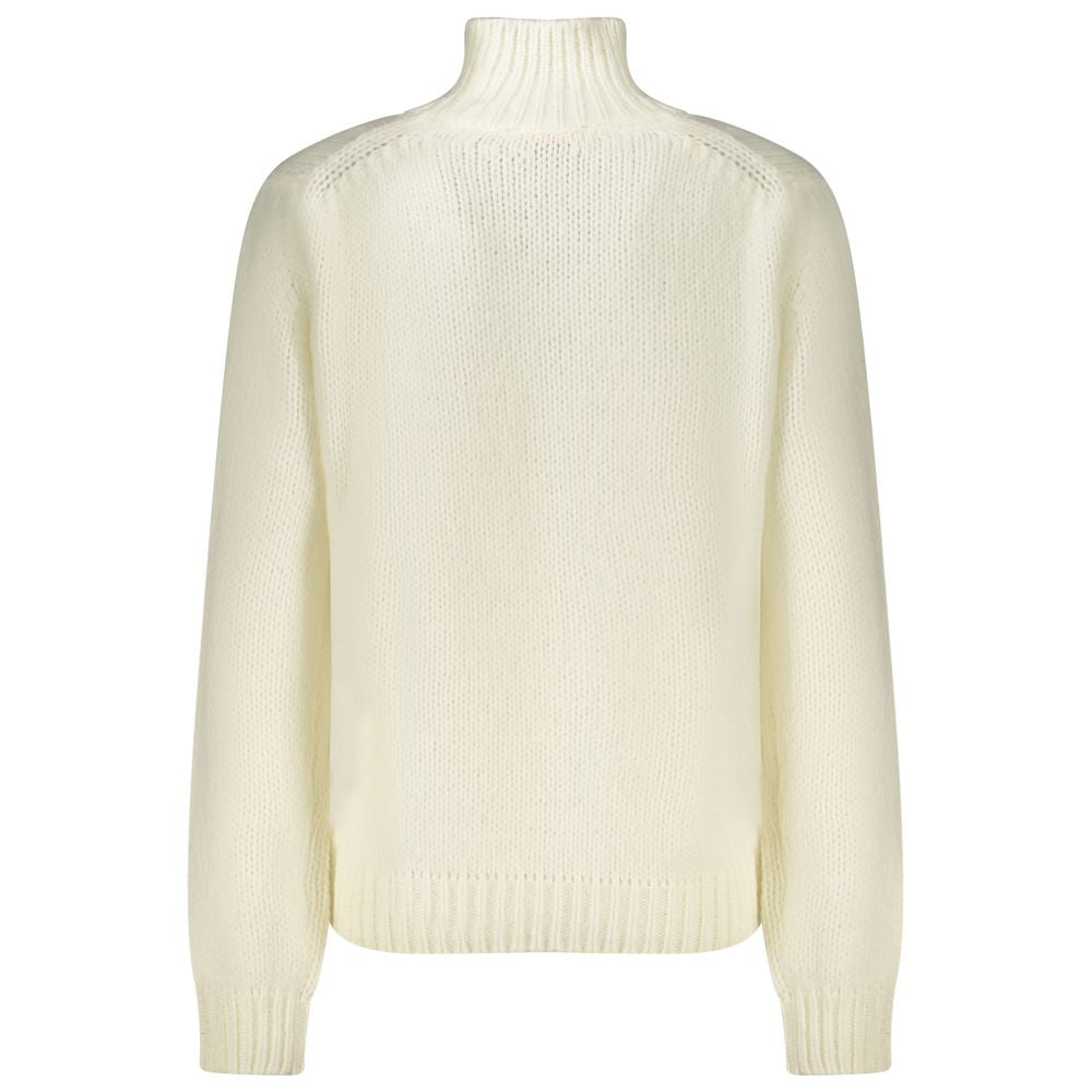 K-WAY White Wool Sweater