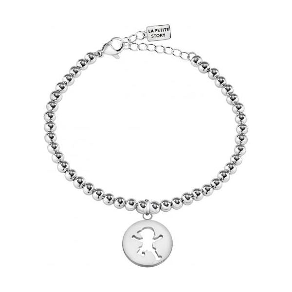 LA PETITE STORY JEWELRY Mod. LPS05AQL02 silver bracelet with charm