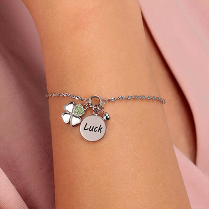 Elegant bracelet with charms for "Luck" from LA PETITE STORY JEWELRY Mod. LPS05ARR62.