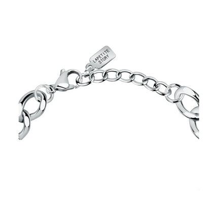 LA PETITE STORY JEWELRY Mod. LPS05ASD36 silver bracelet with chain link design and branded tag