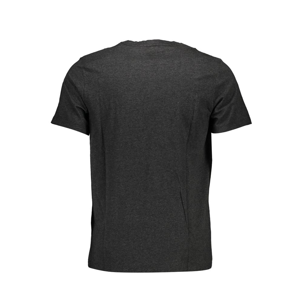 Back view of Levi's Brown Cotton Men T-Shirt showcasing soft fabric and classic fit