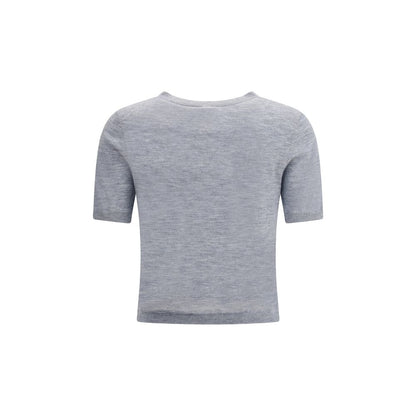 Lisa Yang Gray Cashmere Cardigan