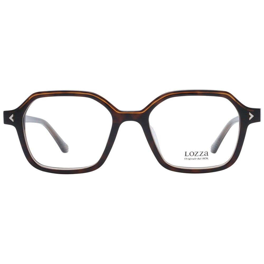 Lozza Brown Acetate & Plastic Glasses (Frames) Lozza