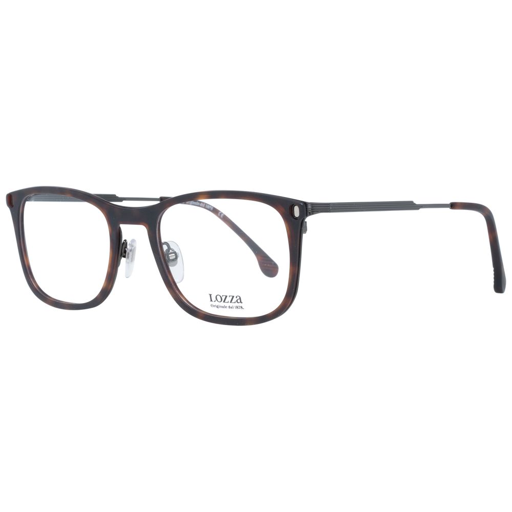 Lozza Brown Metal & Plastic Glasses (Frames) Lozza