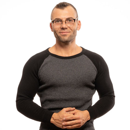 Lozza Brown Metal & Plastic Glasses (Frames) Lozza