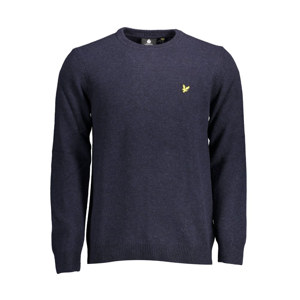 Lyle & Scott Blue Wool Sweater