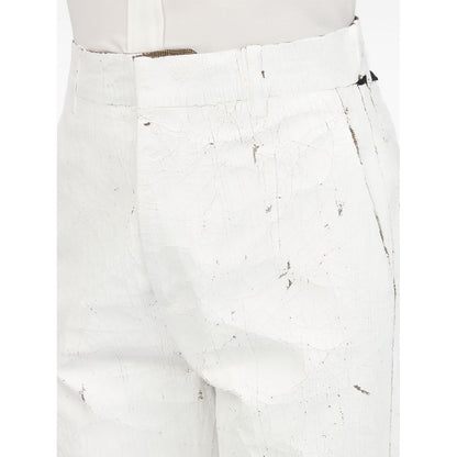 MM6 Maison Margiela Trousers White