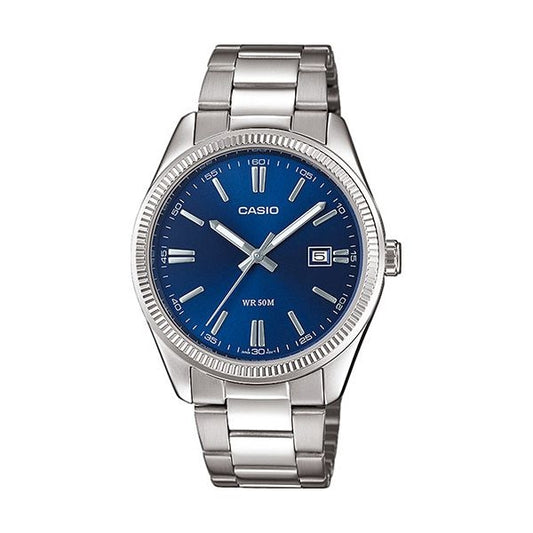 CASIO COLLECTION Mod. DATE - NAVY BLUE MTP-1302PD-2AVEF
