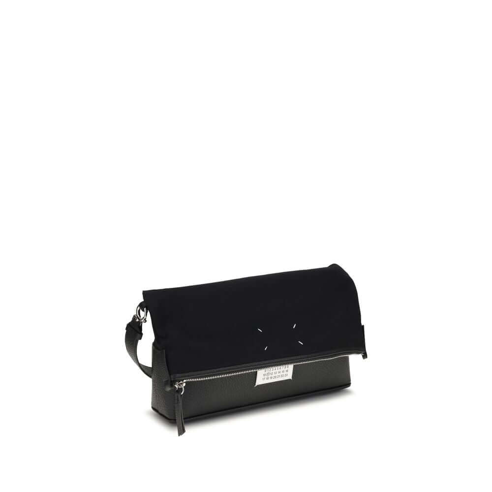 Margiela Black Cotton Shoulder Bag
