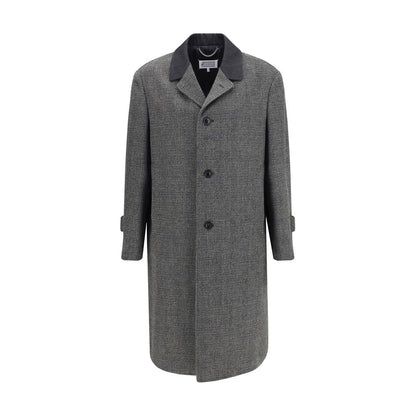 Margiela Gray Fleece Wool Coat Margiela
