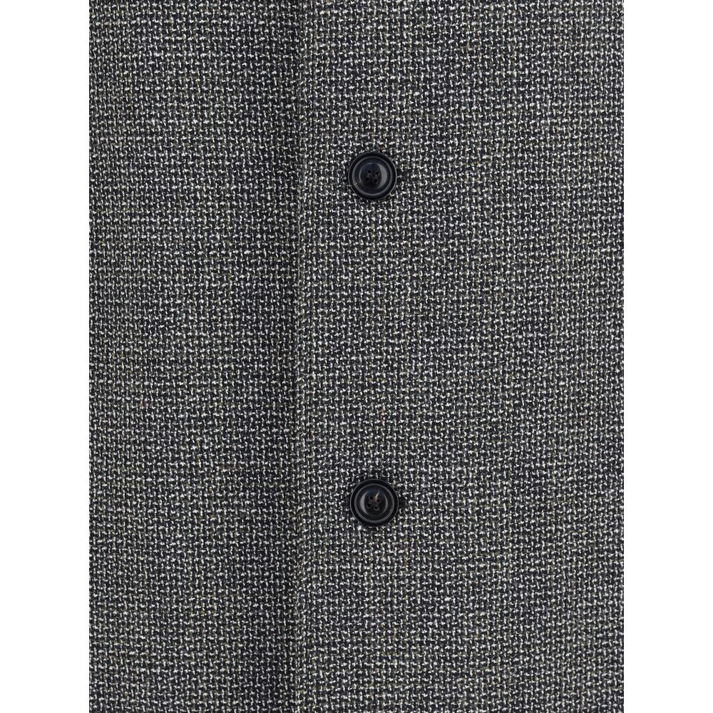 Margiela Gray Fleece Wool Coat Margiela