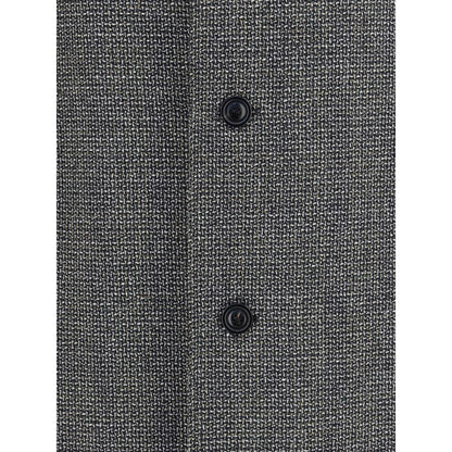 Margiela Gray Fleece Wool Coat Margiela