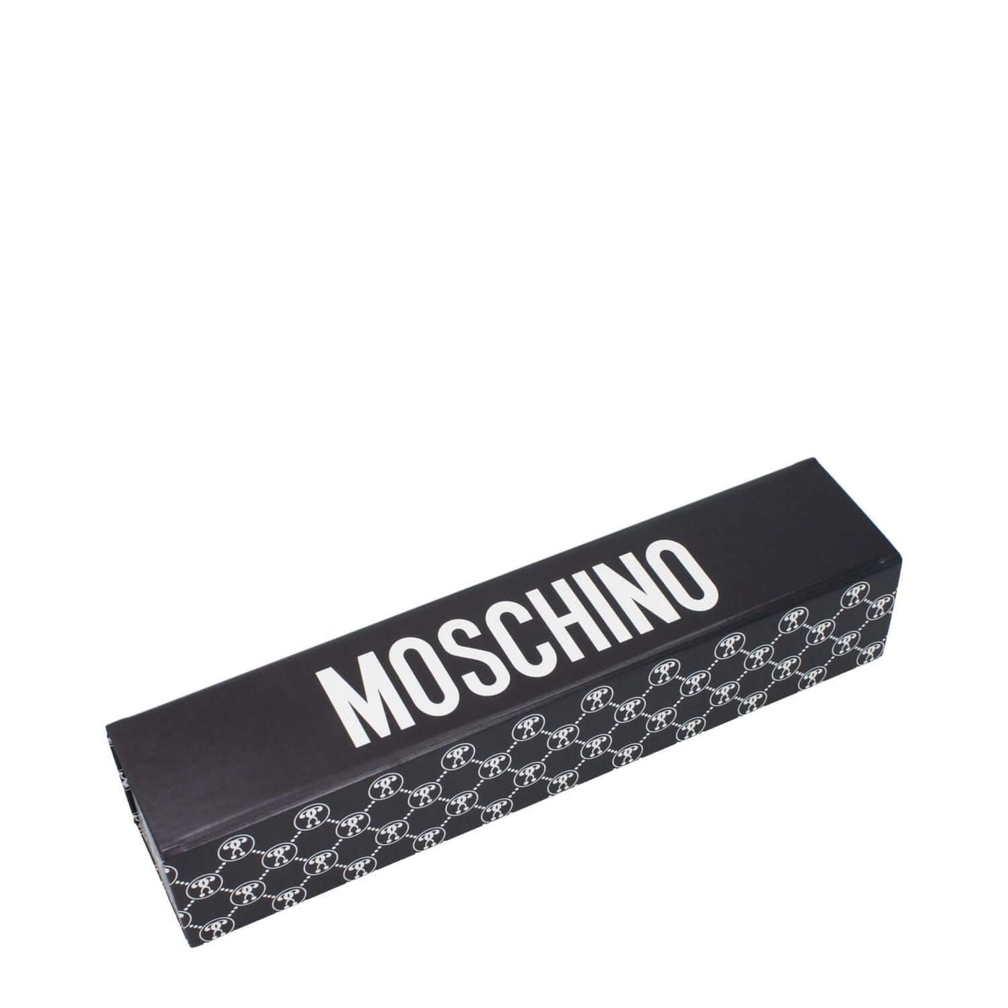 Moschino Pink Polyester Umbrella packaging box with brand logo.