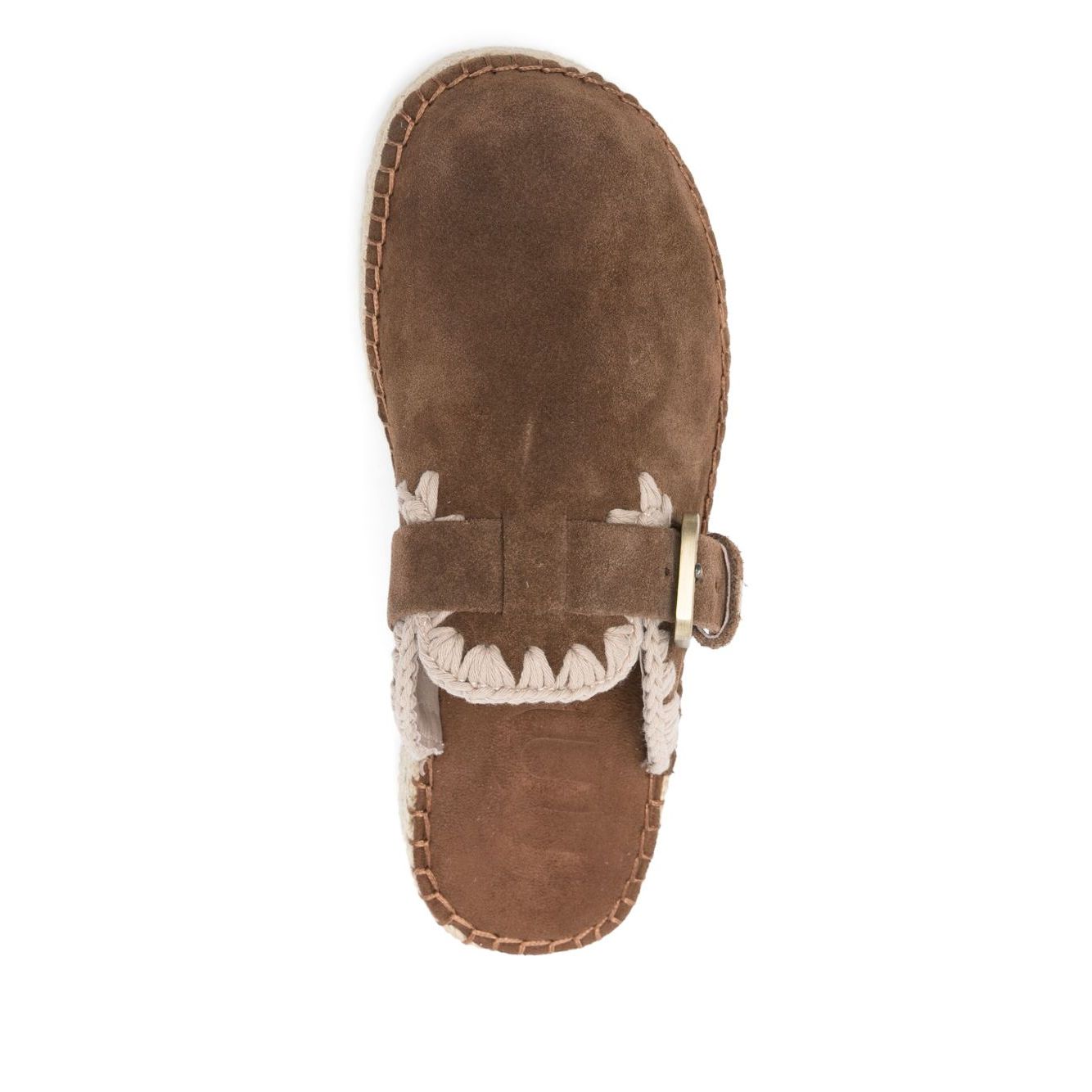 Mou Sandals Leather Brown