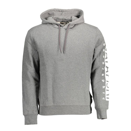 Napapijri Grigio Cotton Men's Sweatshirt Napapijri
