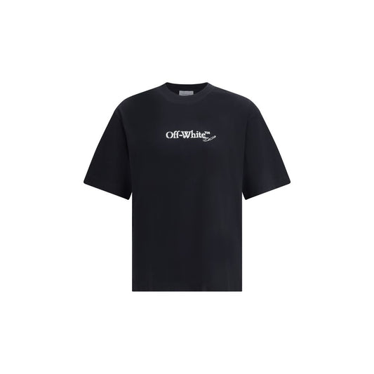 Off-White Black Cotton Sportswear featuring the Scribble Arrow Skate Logo T-Shirt with a minimalist design and urban edge.