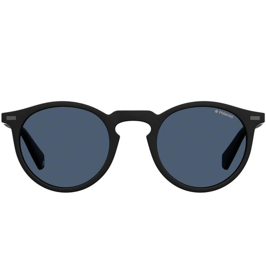 POLAROID MOD. PLD 2086_S sunglasses for gents, black polycarbonate frames with dark lenses. Stylish eyewear accessory for men.