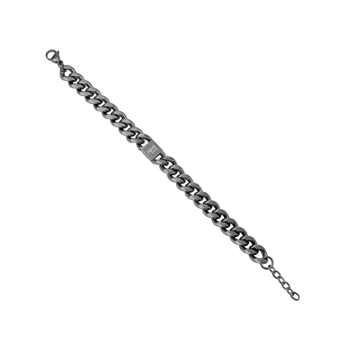 POLICE JEWELS JEWELRY Mod. PEAGB0077903 bracelet in black stainless steel, featuring a clasp closure and engraved logo detail.