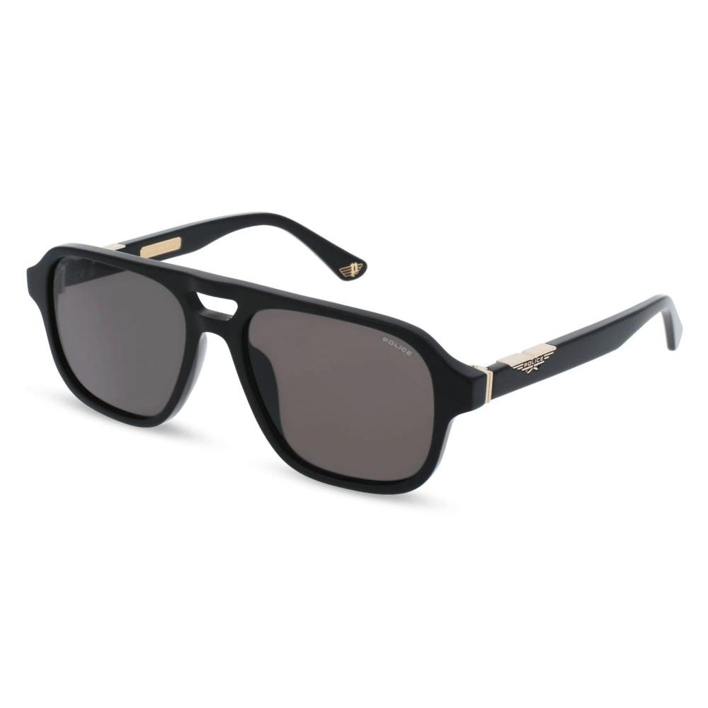 POLICE MOD. SPLL83 unisex acetate sunglasses in black with sleek design and stylish look