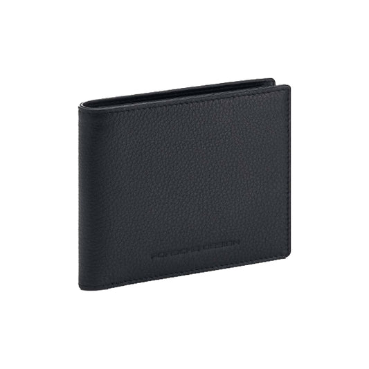 Black leather wallet - PORSCHE PELLETTERIA MOD. OSO09903-001