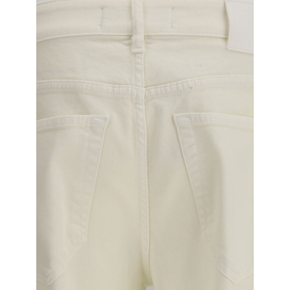 PT Torino Cream Cotton Slim Fit Jeans
