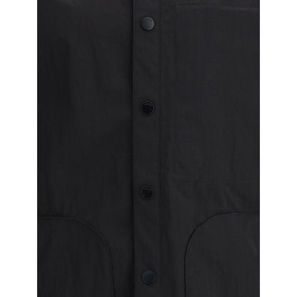 Paltò Black Polyester Coat