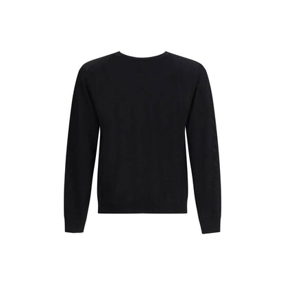 Prada Black Fleece Wool Sweatshirt