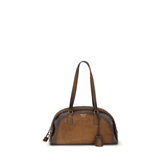 Prada Multicolor Calf Leather Bos Taurus Shoulder Bag