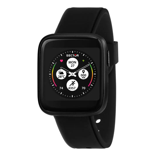 SECTOR Mod. S-04 unisex wristwatch with stainless steel case, mineral dial, and quartz movement, water resistant to 5 ATM