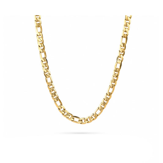 Gold necklace from RADIANT JEWELS JEWELRY Mod. RH000211 showcasing intricate design and craftsmanship.