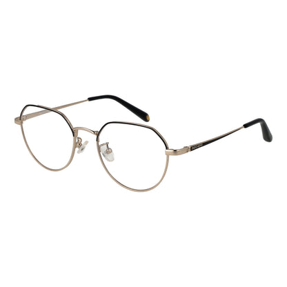 SKECHERS MOD. SE2181-D 51001 gold-rimmed eyeglasses for ladies with black temple tips, stylish and elegant eyewear design.