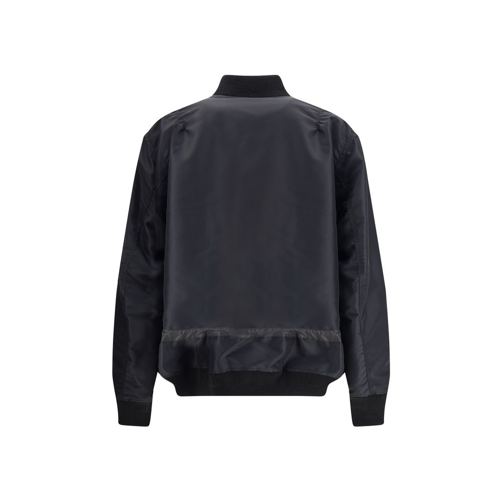 Sacai Black Nylon Bomber Sacai