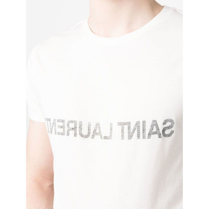 Saint Laurent Logo T-shirt Topwear