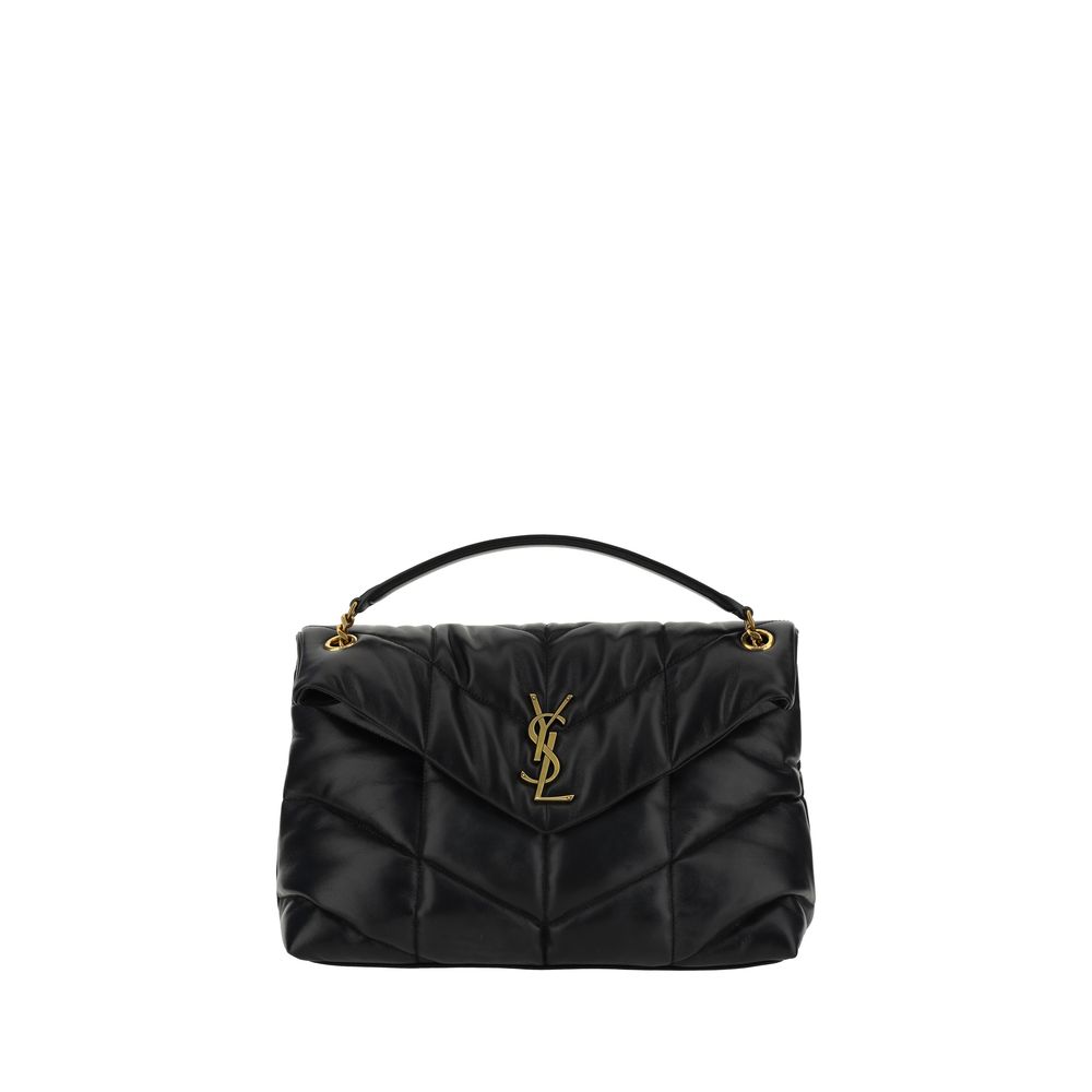 Front view with bag zipped and handles upright.