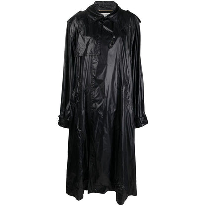 Saint Laurent shoulder-pad Oversized Trench Coat Jackets