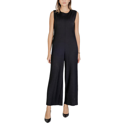 Sandro Ferrone Black Polyester Rompers