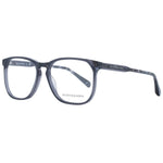 Scotch & Soda Black Men Glasses Frame, full-rim square black plastic frame with demo lenses, no spring hinge, includes branded case.