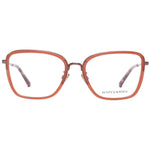Scotch & Soda Red Women Glasses Frame, square full-rim, metal & plastic, size 55-18-135, demo lenses, includes branded case.