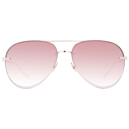 Scotch & Soda Rose Gold Women Sunglass in aviator style with gradient rose lenses, stainless steel frame, 100% UVA & UVB protection.
