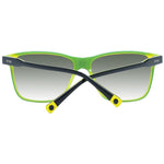 Sting Black Men Sunglass with mirrored gradient lenses, black plastic frame. Full-rim, UVA & UVB protected. Includes branded case.