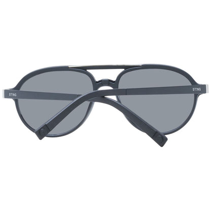 Sting Black Plastic Glasses (Frames)