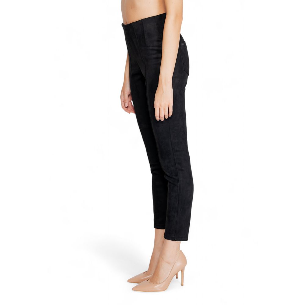 Street One Black Polyester Leggings