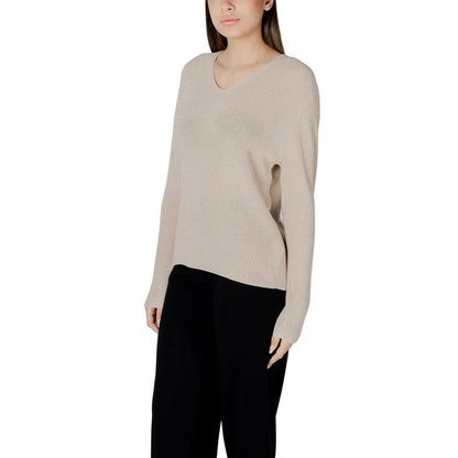 Street One Gold Cotton Sweatshirt