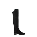 Stuart Weitzman Black Leather Over The Knee